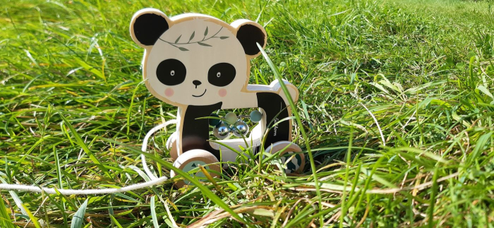 EICHHORN JUCARIE DE TRAS URSULET PANDA DE LEMN 15CM [10]