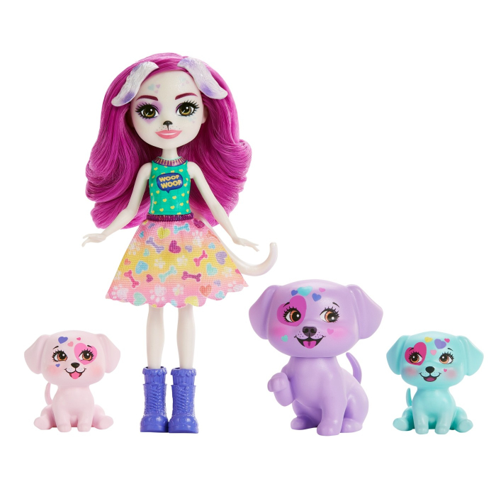 ENCHANTIMALS CITY TAILS MAIN STREET FAMILIA DESSEI DALMATIAN [2]