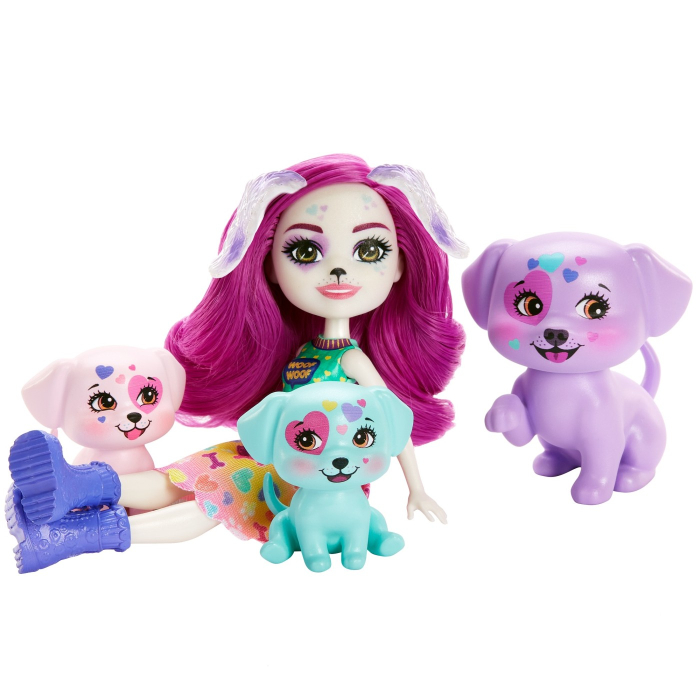 ENCHANTIMALS CITY TAILS MAIN STREET FAMILIA DESSEI DALMATIAN [5]