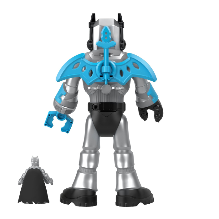 FISHER PRICE IMAGINEXT DC SUPER FRIENDS ROBOT BATMAN IN COSTUM GRI 30CM [6]