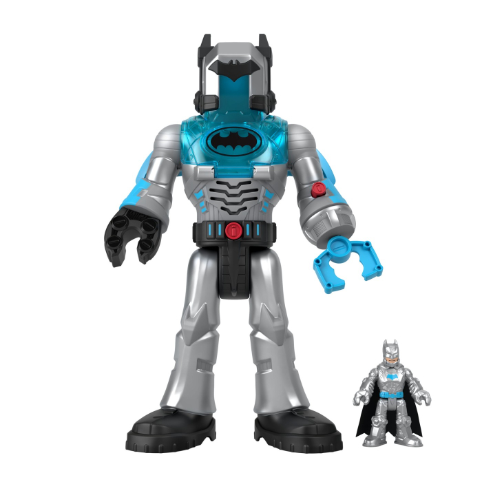 FISHER PRICE IMAGINEXT DC SUPER FRIENDS ROBOT BATMAN IN COSTUM GRI 30CM [5]