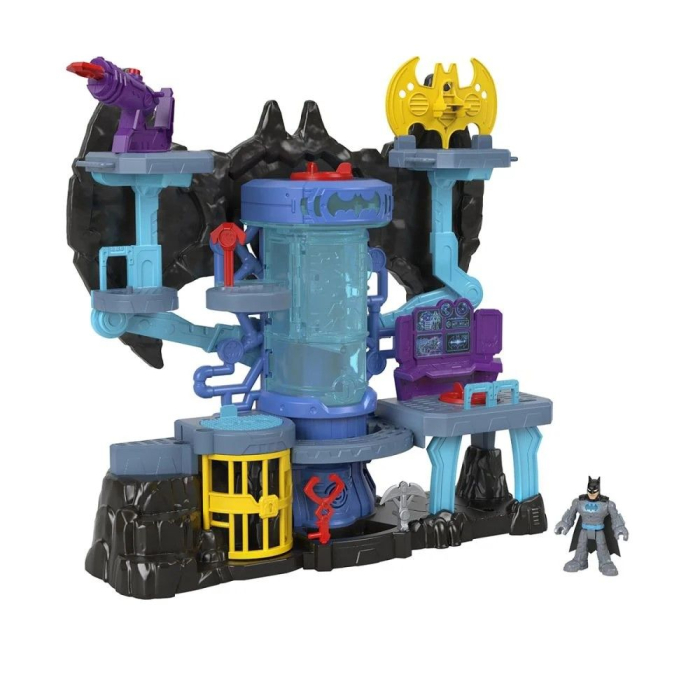 FISHER PRICE IMAGINEXT DC SUPER FRIENDS SET BAT TECH BATCAVE [5]