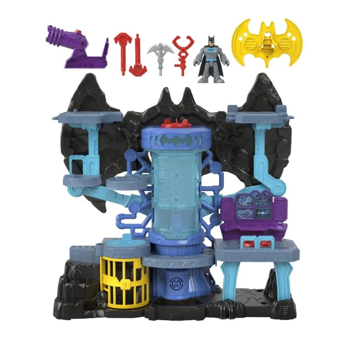 FISHER PRICE IMAGINEXT DC SUPER FRIENDS SET BAT TECH BATCAVE [2]
