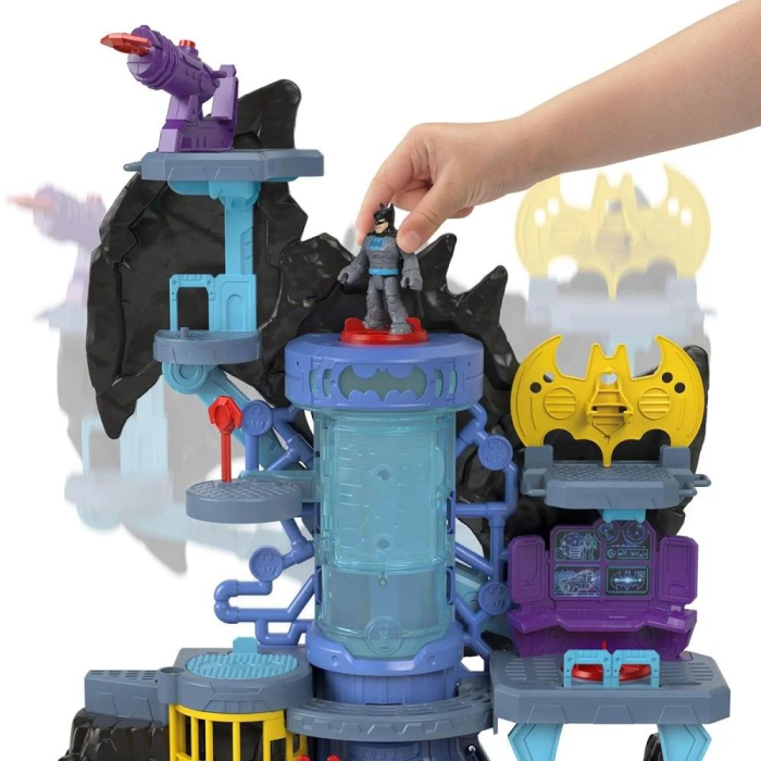 FISHER PRICE IMAGINEXT DC SUPER FRIENDS SET BAT TECH BATCAVE [3]