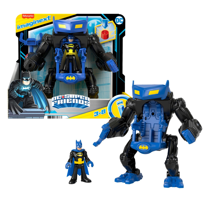 FISHER PRICE IMAGINEXT DC SUPER FRIENDS VEHICUL CU FIGURINA BATMAN [6]