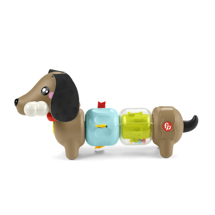 FISHER PRICE JUCARIE CATELUS DE ACTIVITATE PENTRU BEBELUSI CLICK AND SPIN [6]