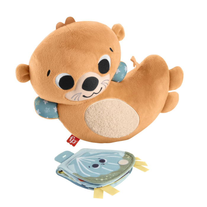 FISHER PRICE JUCARIE SENZORIALA 2 IN 1 TUMMY TIME VIDRA PENTRU BEBELUSI [9]