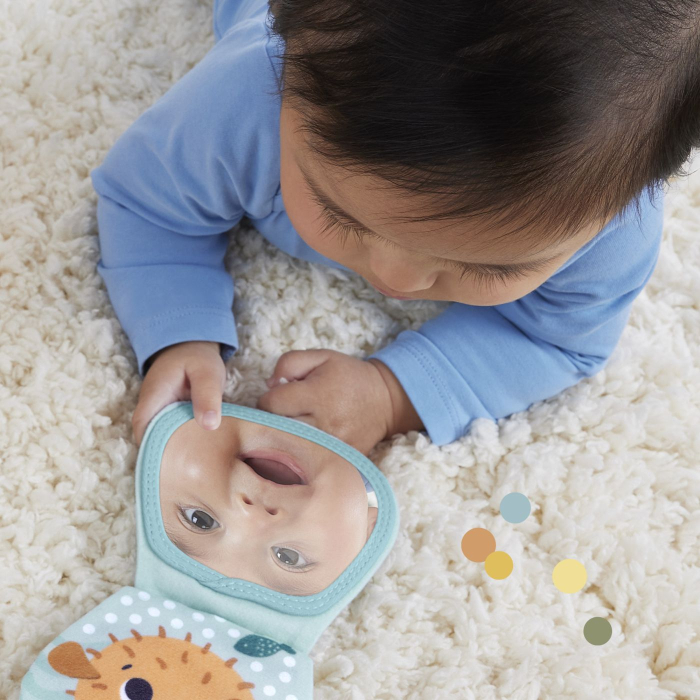 FISHER PRICE JUCARIE SENZORIALA 2 IN 1 TUMMY TIME VIDRA PENTRU BEBELUSI [5]