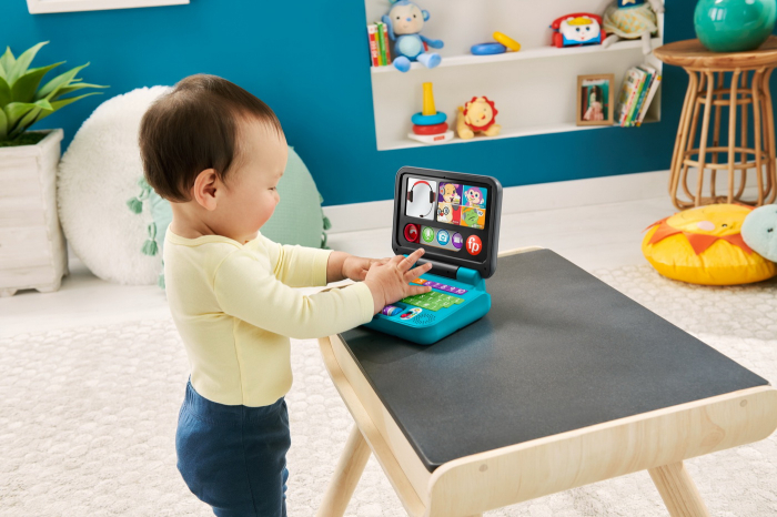 FISHER PRICE LAUGHu0026LEARN LAPTOP INTERACTIV IN LIMBA ROMANA [3]