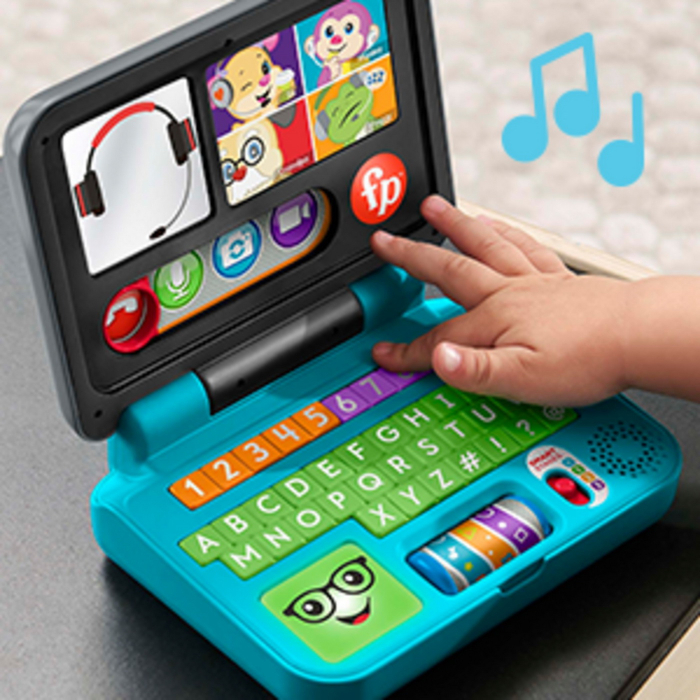 FISHER PRICE LAUGHu0026LEARN LAPTOP INTERACTIV IN LIMBA ROMANA [4]