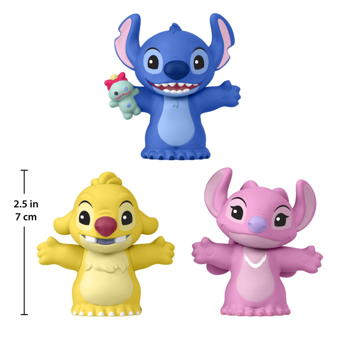 FISHER PRICE LITTLE PEOPLE COLLECTOR DISNEY LILO STICH SET 3 FIGURINE [4]