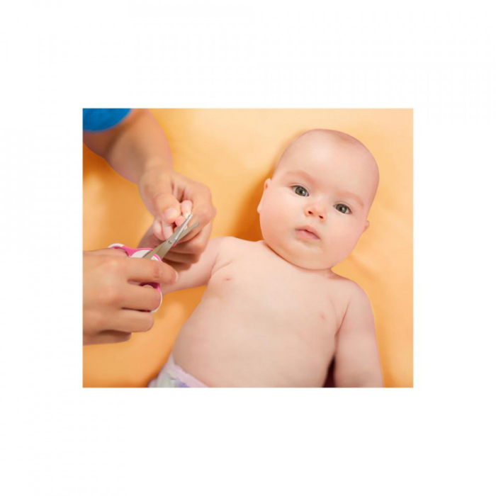 Forfecuta pentru bebelusi cu suport protectie BabyJem (Culoare: Bleu) [4]