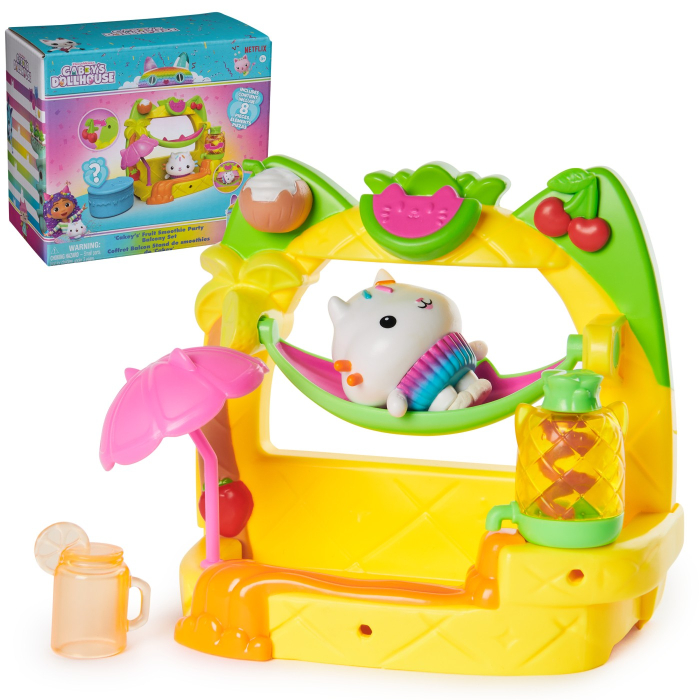 GABBYS DOLLHOUSE SET BALCON PENTRU PETRECEREA CU SMOOTHIE A LUI CAKEY [8]
