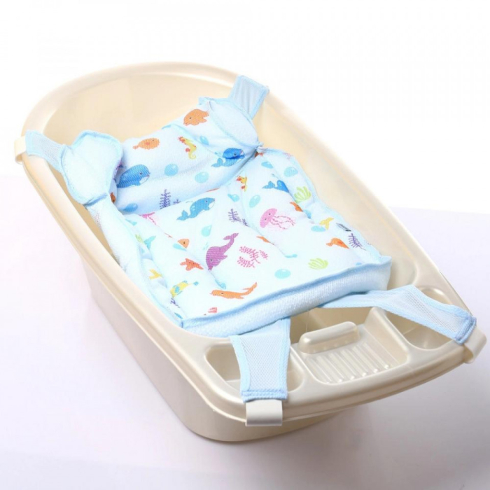Hamac din spuma pentru cadita BabyJem Ocean Baby (Culoare: Roz) [4]