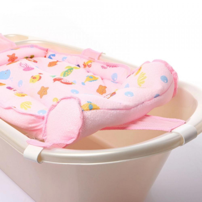 Hamac din spuma pentru cadita BabyJem Ocean Baby (Culoare: Roz) [7]