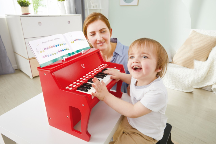 HAPE PIAN ELECTRONIC ROSU CU LUMINI [5]