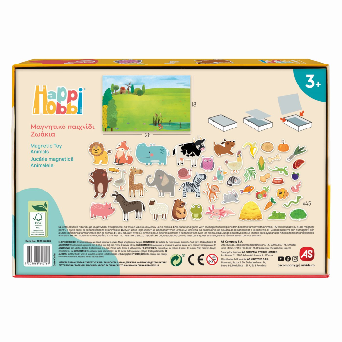 HAPPI HOBBI JUCARIE MAGNETICA CU ANIMALE [6]