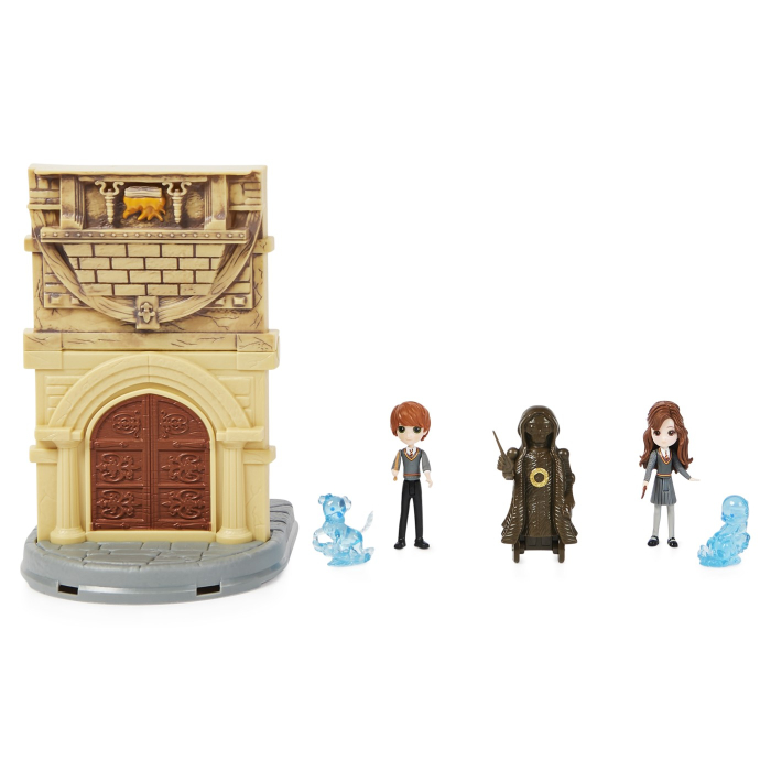 HARRY POTTER WIZARDING WORLD MAGICAL MINIS SET 2 FIGURINE RON WISLEAY SI HERMIONE GRANGER [3]