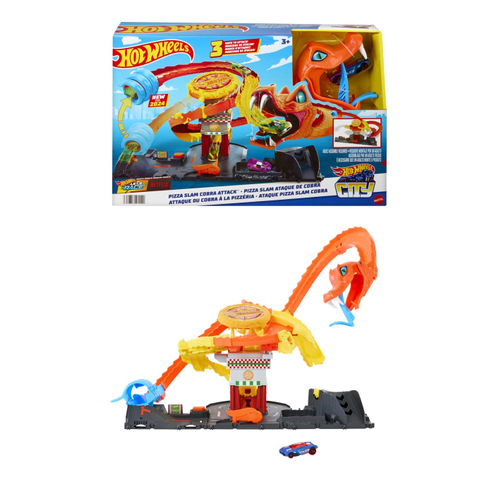 HOT WHEELS CITY PIZZERIA ATACUL COBREI [6]