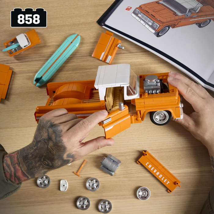 HOT WHEELS ELITE SERIES SET DE CONSTRUCTII CAMIONETA PERSONALIZATA CHEVROLET 1962 [5]