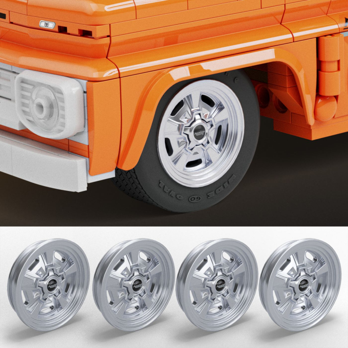 HOT WHEELS ELITE SERIES SET DE CONSTRUCTII CAMIONETA PERSONALIZATA CHEVROLET 1962 [10]