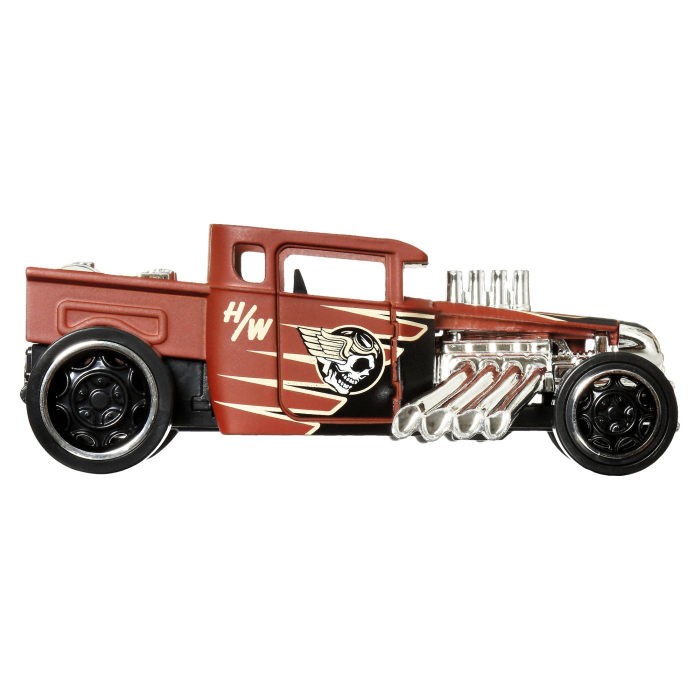 HOT WHEELS MASINUTA METALICA CU SISTEM PULL BACK BONE SHAKER MUSCLE MANIA SCARA 1 LA 43 [3]