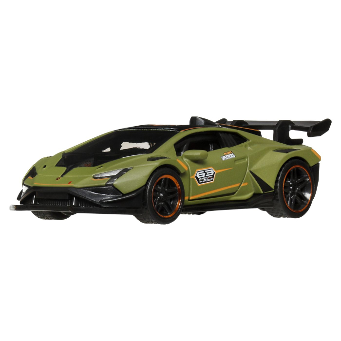 HOT WHEELS MASINUTA METALICA CU SISTEM PULL BACK LAMBORGHINI HURACAN SUPER TROFEO EVO2 STREET POWER SCARA 1 LA 43 [4]