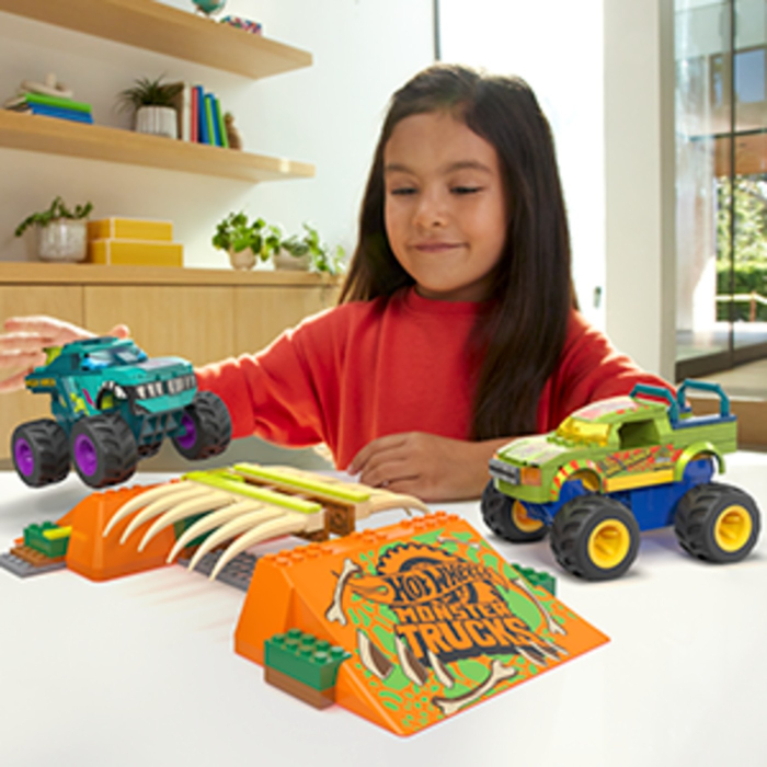 HOT WHEELS MONSTER TRUCK MEGA BLOKS SET MEGA WREX [3]