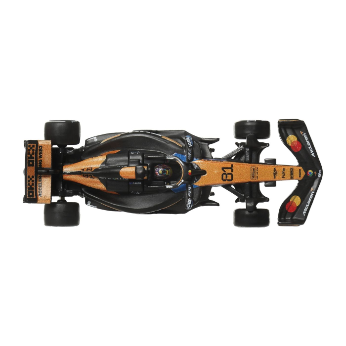 HOT WHEELS PREMIUM REAL RIDERS FORMULA 1 2024 MASINUTA METALICA MCLAREN FORMULA 1 TEAM NUMARUL 81 SCARA 1 LA 64 [6]