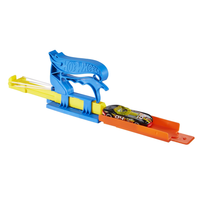 HOT WHEELS SET LANSATOR PORTABIL ALBASTRU SI MASINUTA [4]