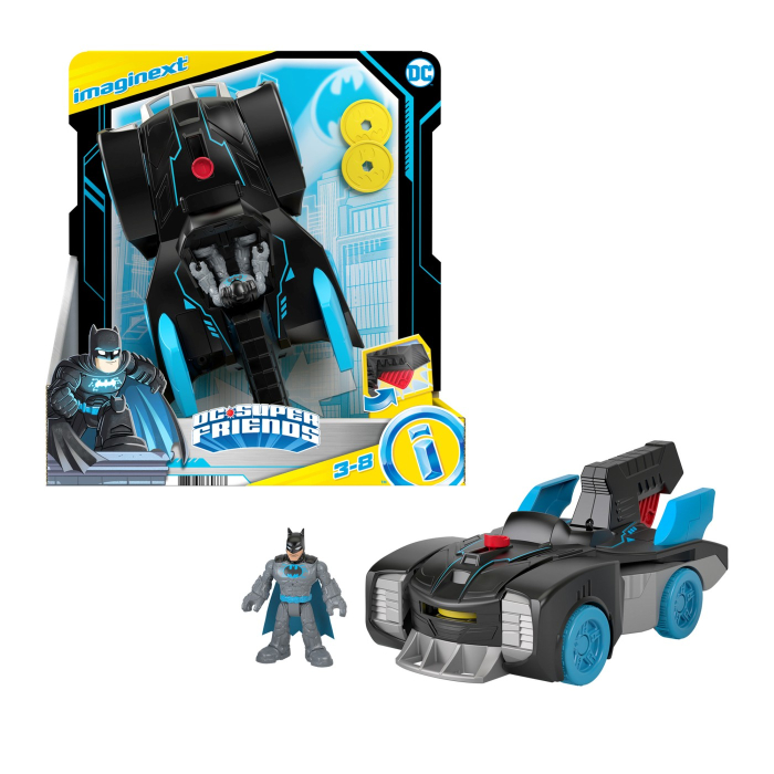 IMAGINEXT DC SUPER FRIENDS VEHICUL CU FIGURINA BAT-TECH BATMOBIL [5]