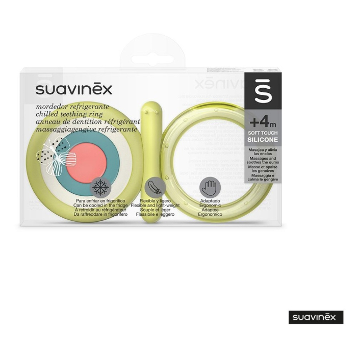 Inel de dentiție cu apă Fluture, multicolor, Suavinex [3]