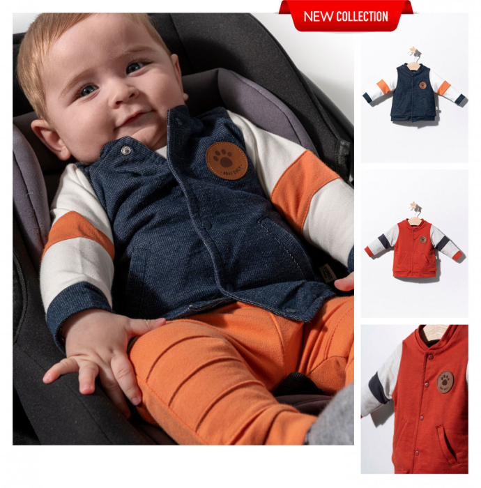 Jacheta pentru copii Dogs, Tongs baby - Albastru [2]