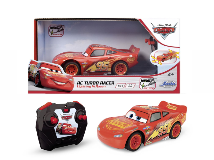 JADA CARS TURBO RACER MASINA CU TELECOMANDA FULGER MCQUEEN SCARA 1 LA 24 [3]
