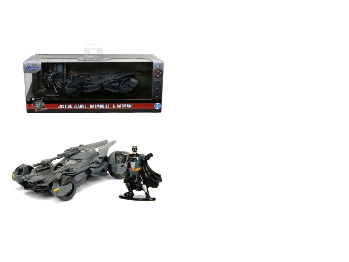 JADA DC JUSTICE LEAGUE SET FIGURINA BATMAN SI MASINUTA METALICA BATMOBILE SCARA 1 LA 32 [3]