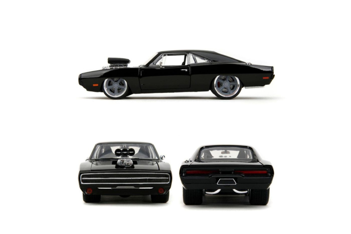 JADA FAST AND FURIOUS MASINUTA METALICA DODGE CHARGER 1970 NEGRU SCARA 1 LA 24 [12]