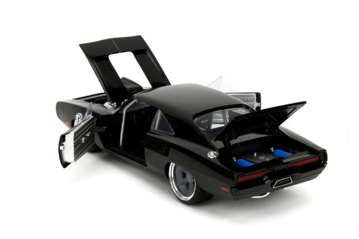JADA FAST AND FURIOUS MASINUTA METALICA DODGE CHARGER 1970 NEGRU SCARA 1 LA 24 [6]