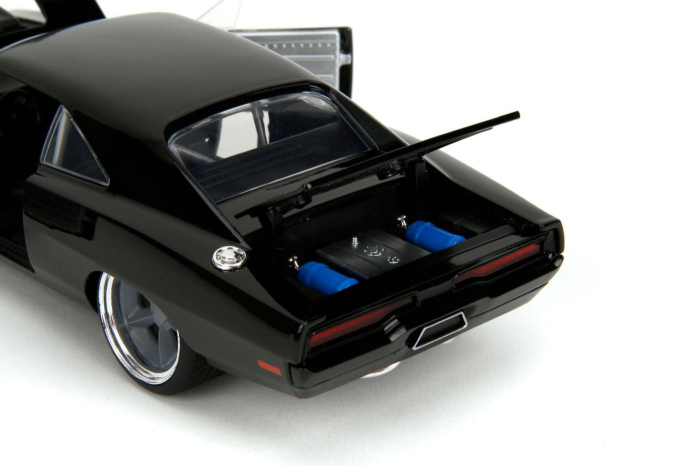 JADA FAST AND FURIOUS MASINUTA METALICA DODGE CHARGER 1970 NEGRU SCARA 1 LA 24 [8]