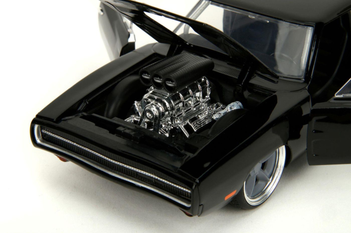 JADA FAST AND FURIOUS MASINUTA METALICA DODGE CHARGER 1970 NEGRU SCARA 1 LA 24 [9]