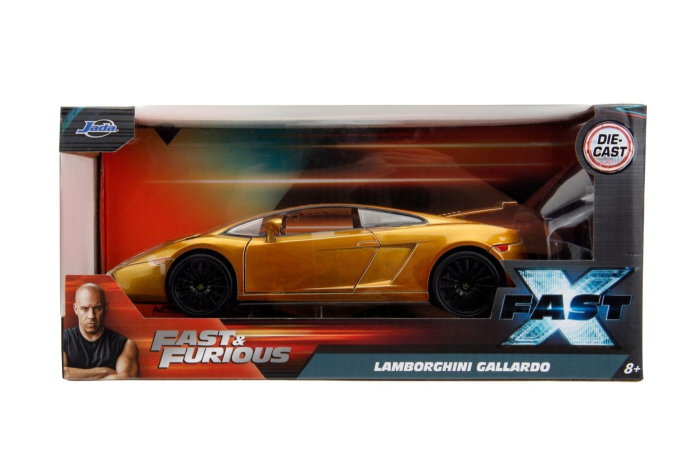 JADA FAST FURIOUS MASINUTA METALICA LAMBORGHINI GALLARDO AURIU SCARA 1 LA 24 [2]