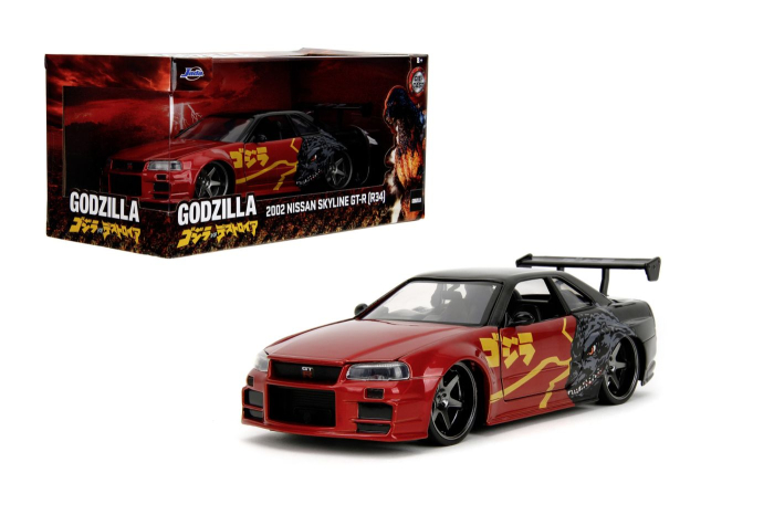 JADA GODZILLA MASINUTA METALICA NISSAN SKYLINE GTR SCARA 1 LA 24 [8]