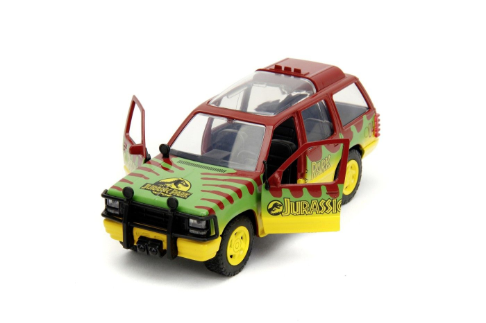 JADA JURASSIC WORLD 30TH ANNIVERSARY MASINUTA METALICA FORD EXPLORER 1993 SCARA 1 LA 32 [4]