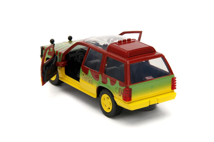JADA JURASSIC WORLD 30TH ANNIVERSARY MASINUTA METALICA FORD EXPLORER 1993 SCARA 1 LA 32 [3]