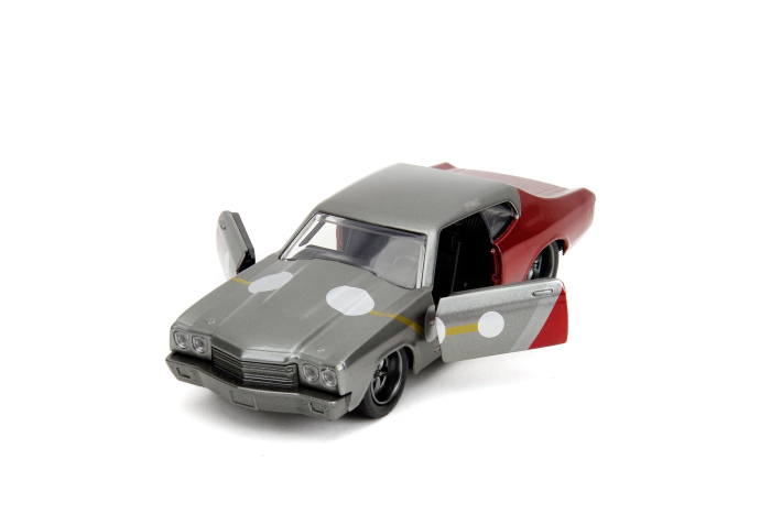 JADA MARVEL SET FIGURINA METALICA THOR SI MASINUTA CHEVY CHEVELLE SS SCARA 1 LA 32 [3]