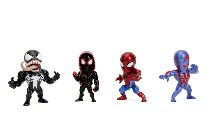JADA MARVEL SPIDER MAN SET 4 FIGURINE METALICE 6.5CM [2]
