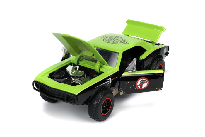 JADA MASINUTA METALICA TESTOASELE NINJA RAPHAEL CHEVY CAMARO 1:24 [4]