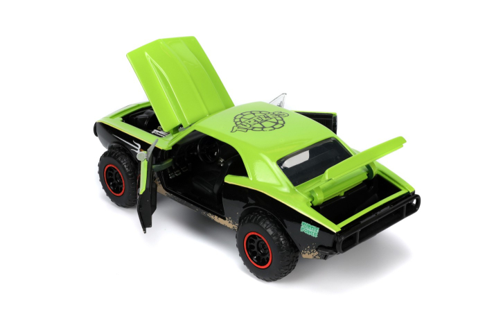 JADA MASINUTA METALICA TESTOASELE NINJA RAPHAEL CHEVY CAMARO 1:24 [5]