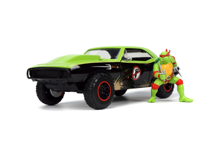 JADA MASINUTA METALICA TESTOASELE NINJA RAPHAEL CHEVY CAMARO 1:24 [3]
