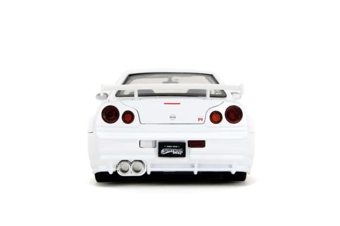 JADA SET FIGURINA METALICA 6CM SI MASINUTA NISSAN SKYLINE GTR SCARA 1 LA 24 [4]