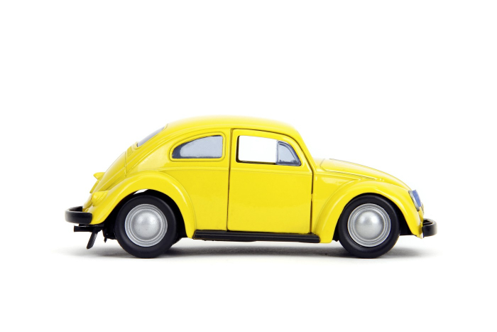 JADA TRANSFORMERS MASINUTA METALICA BUMBLEBEE VOLKSWAGEN BEETLE SCARA 1:32 [7]
